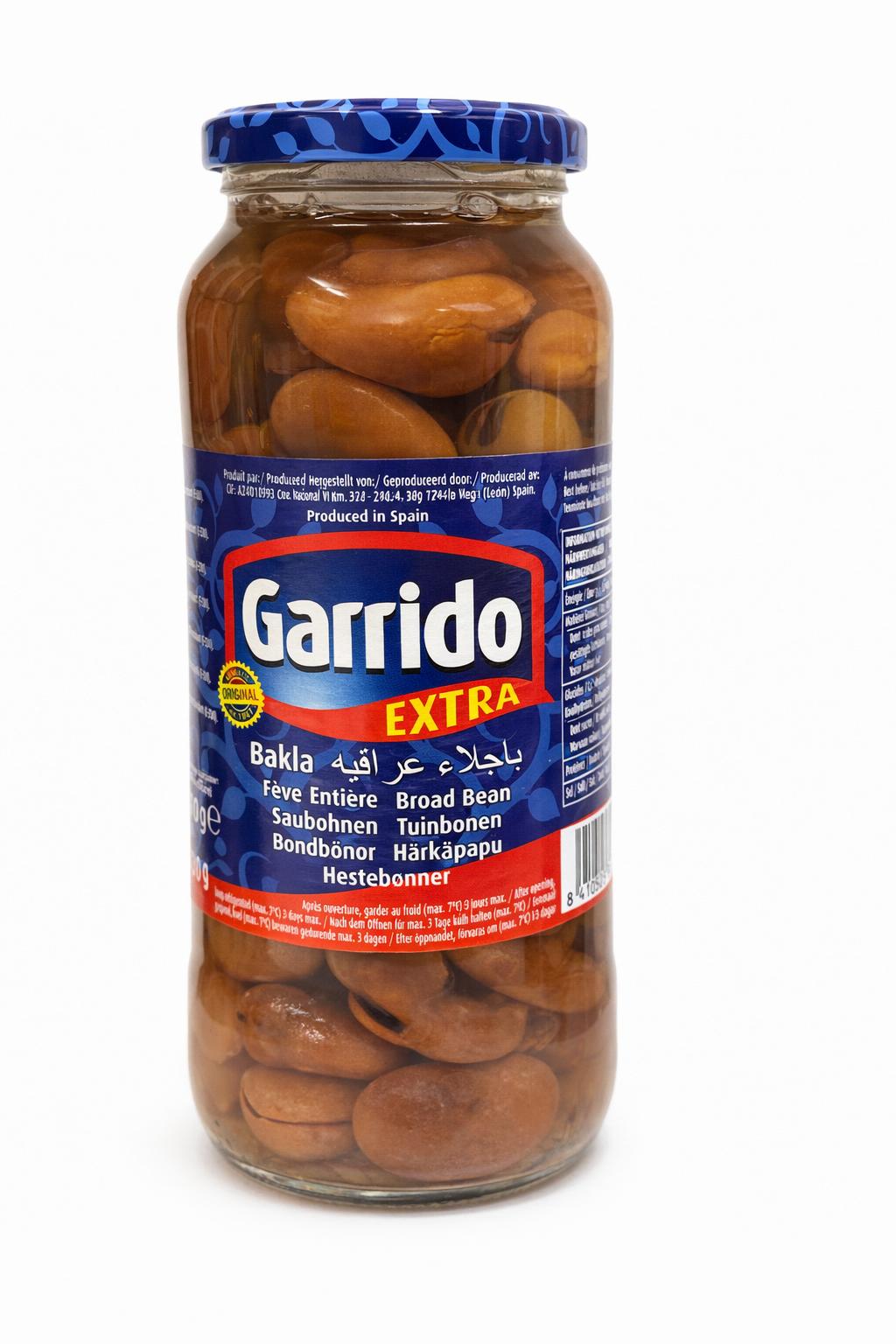 Garrido Extra Bakla 570g Canned Vegetable