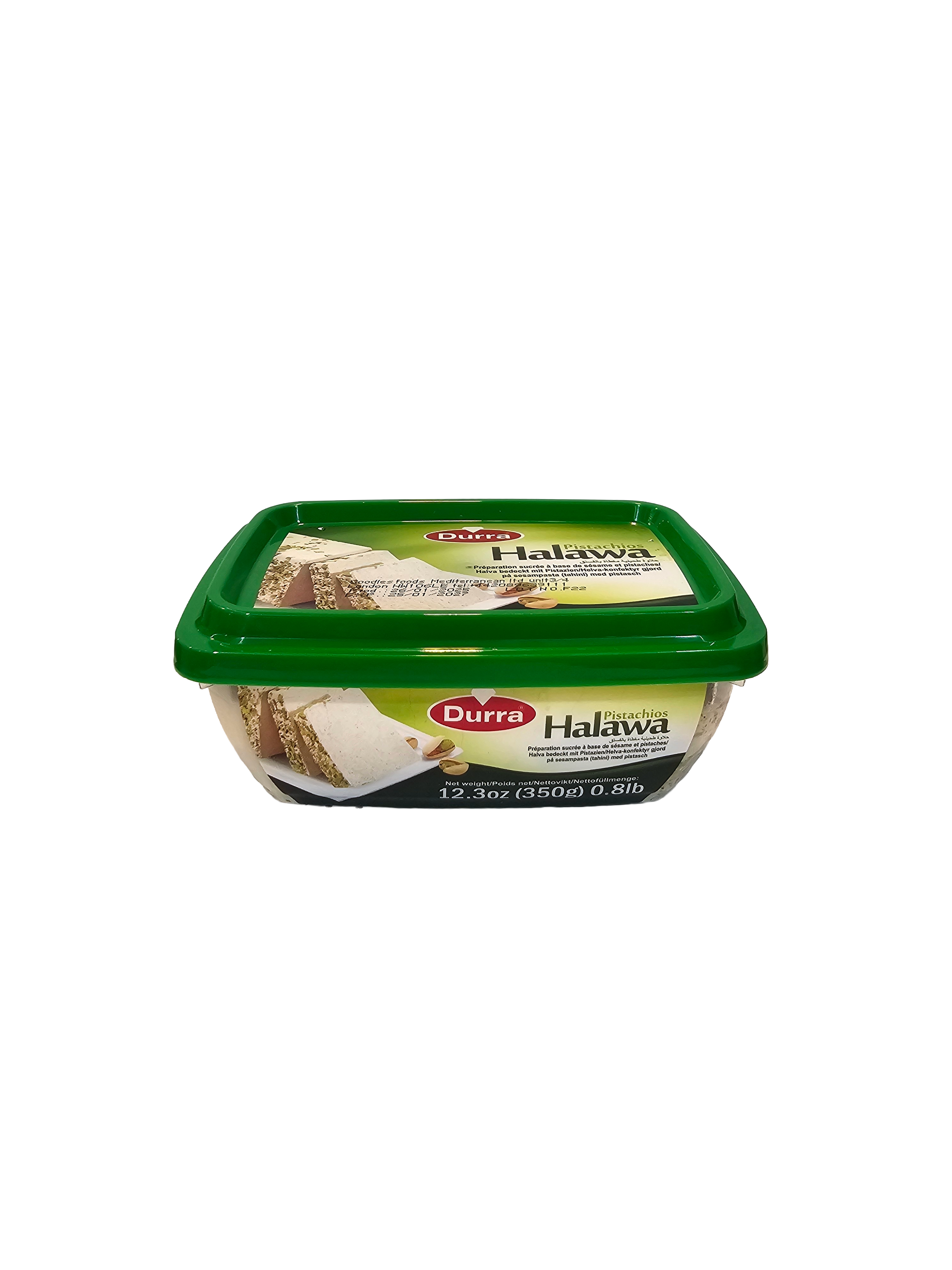 Durra Pistachio Halawa 350g Middle Eastern Sweet Dessert