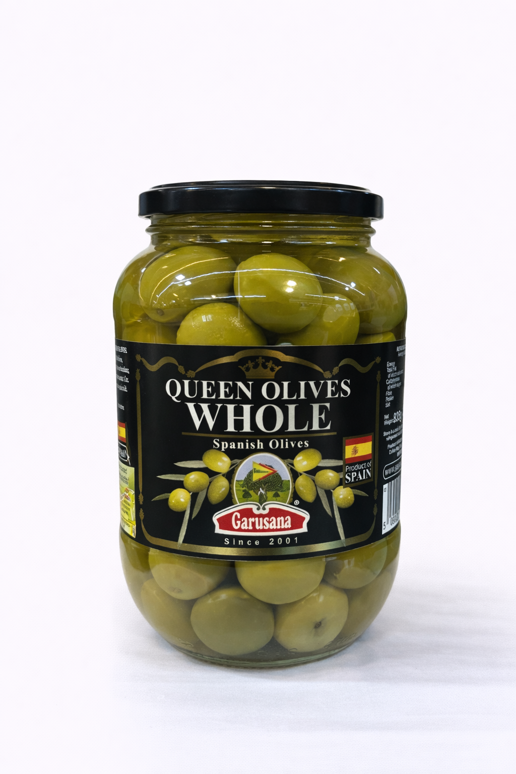 Garusana Queen Olives Whole 835g Jar