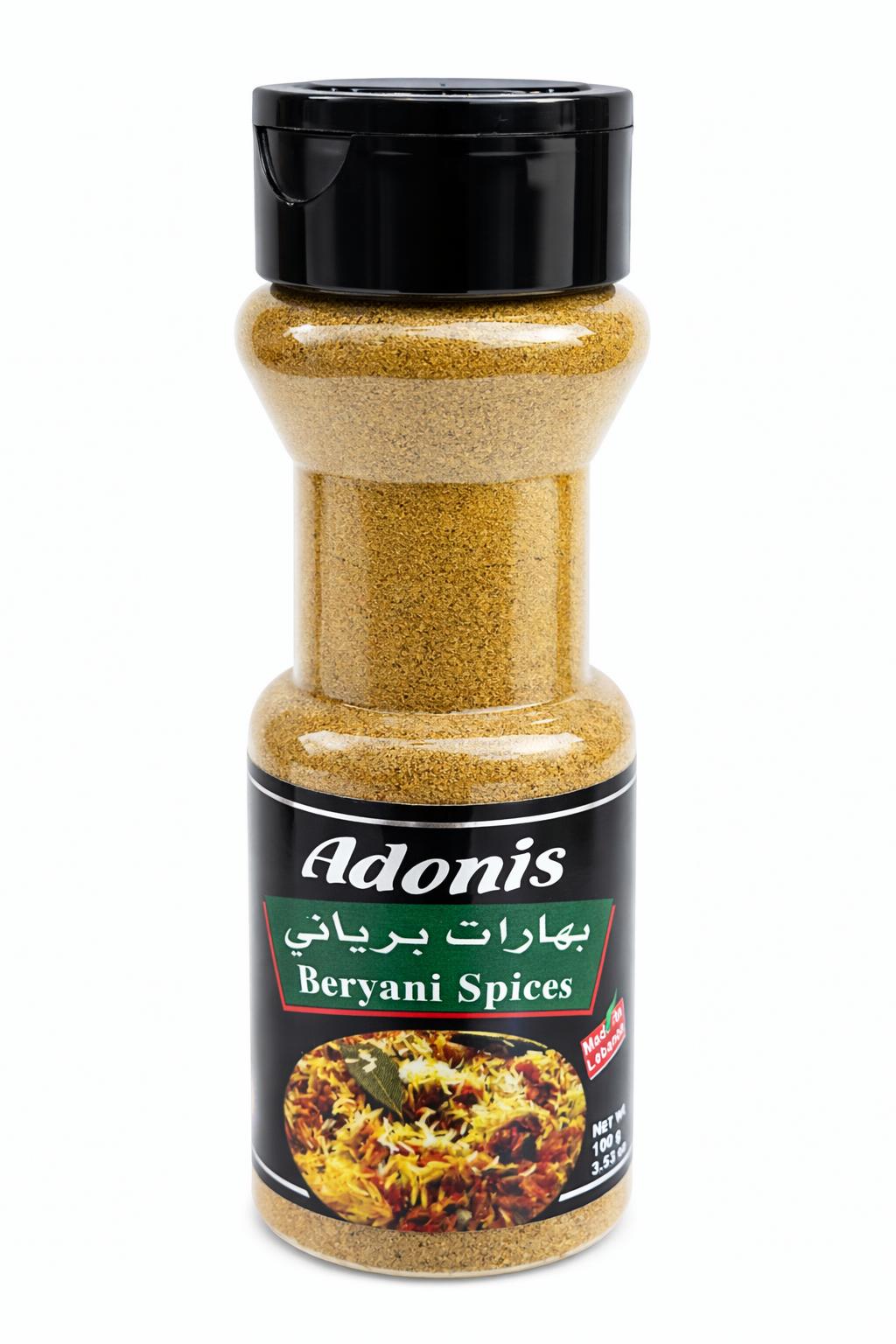 Adonis Beryani Spices 100g Authentic Spice Blend