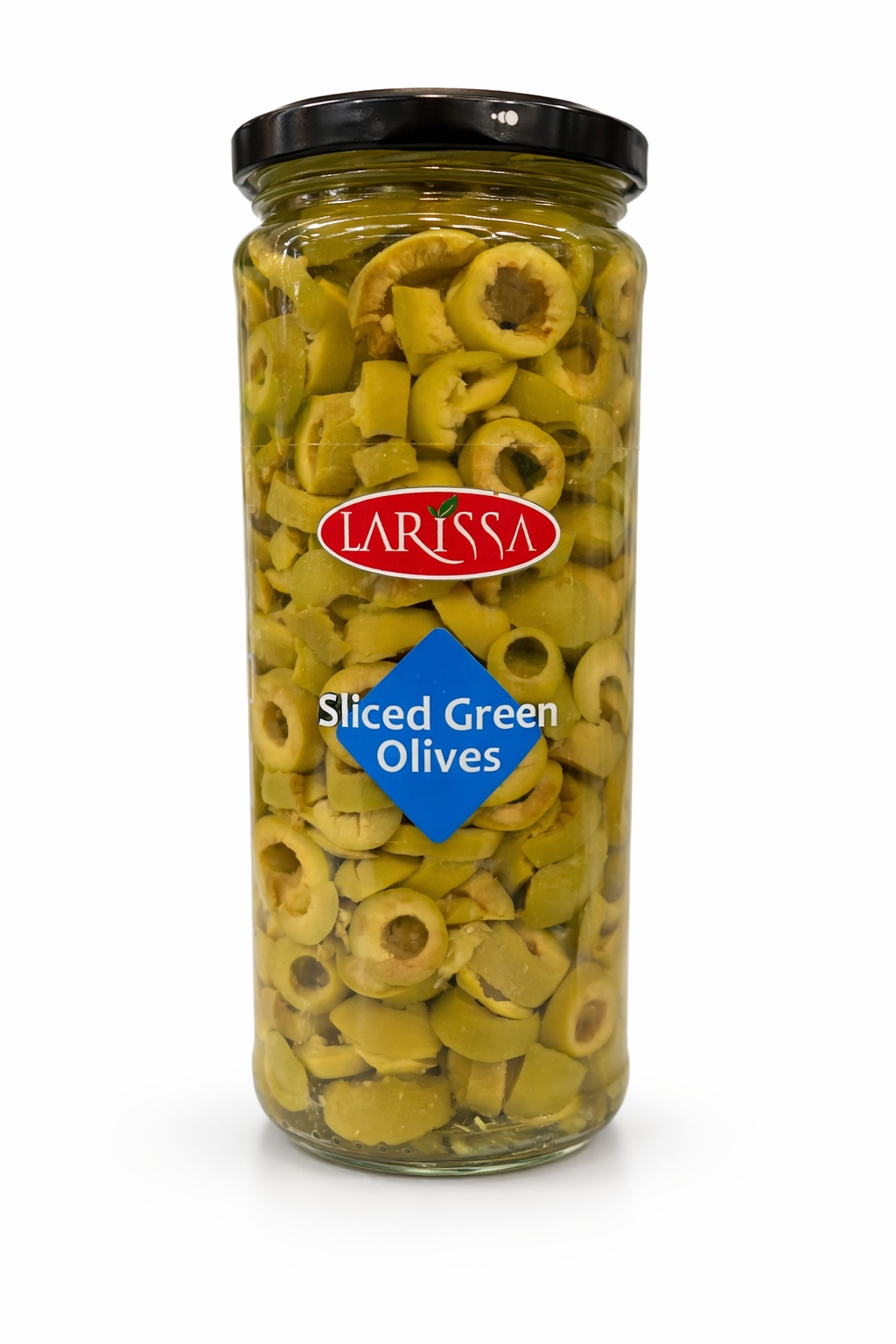 LARISSA Sliced Green Olives 430g Jar
