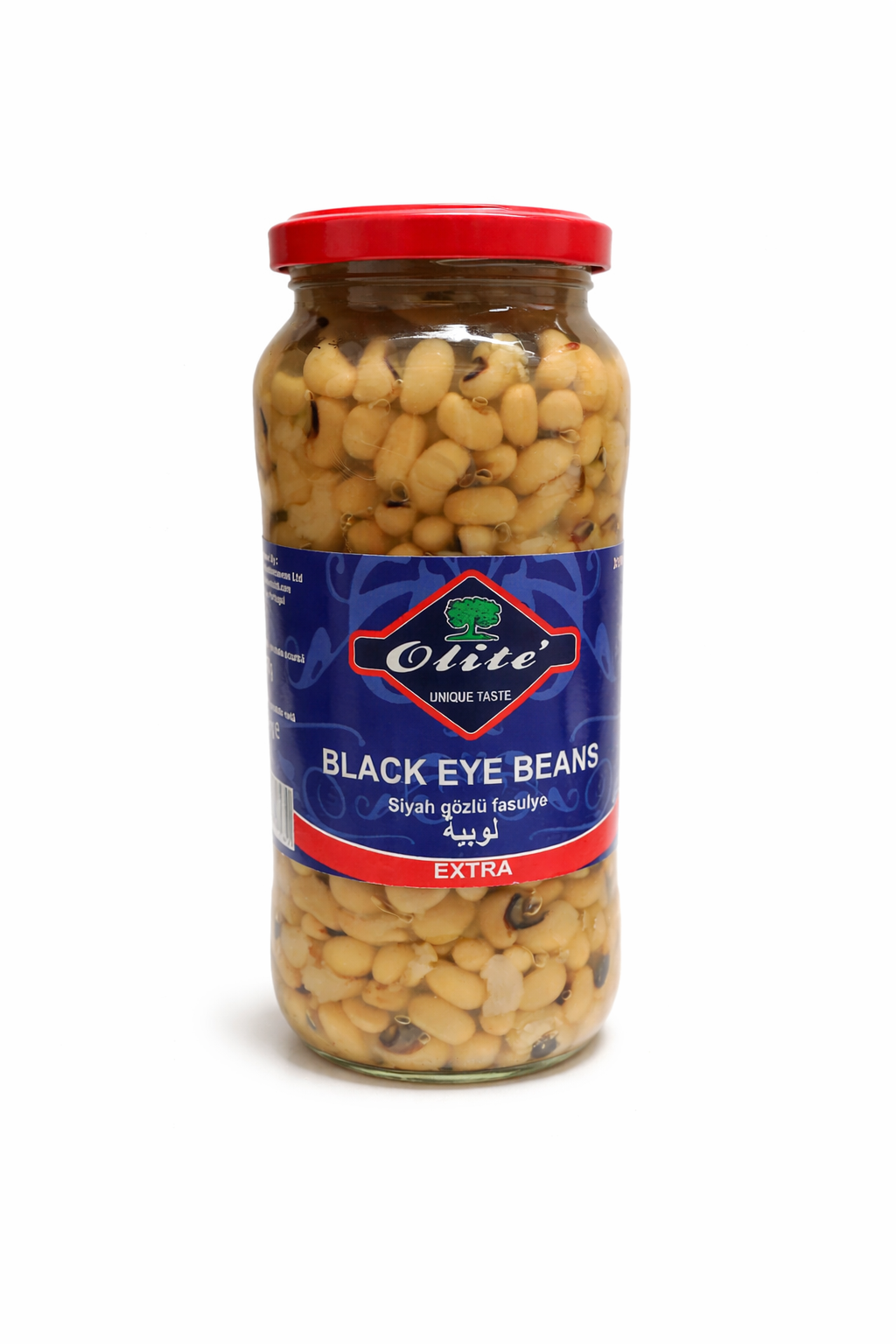 Olites Black Eye Beans 540g Canned Legumes