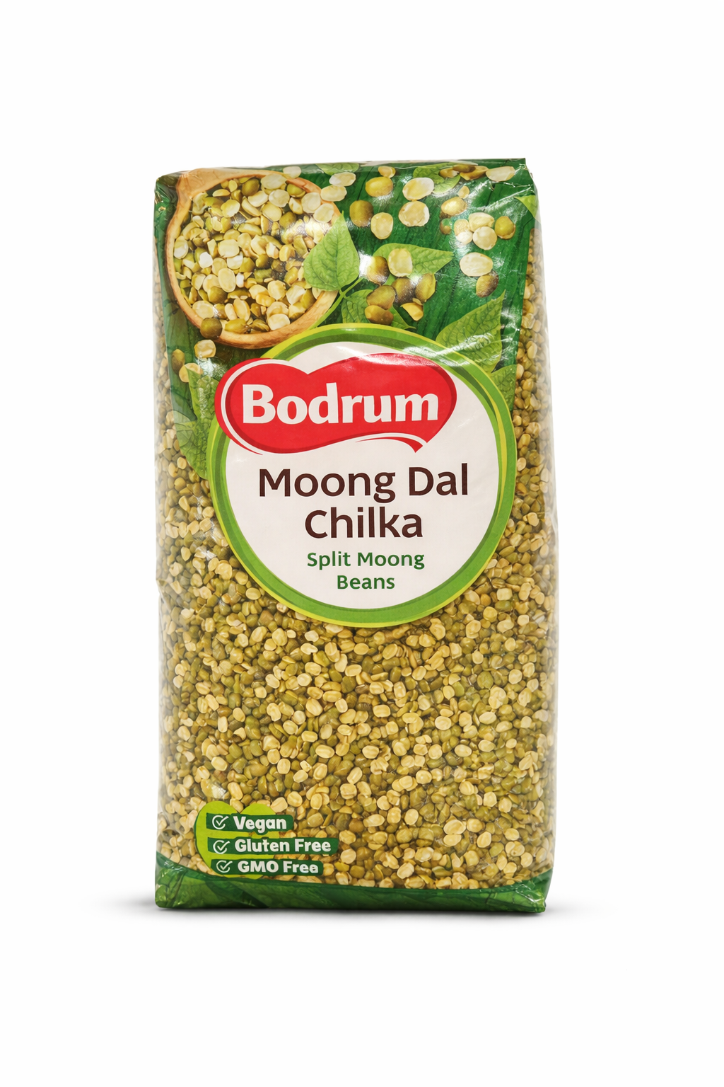 Bodrum Moong Dal Chilka Split Green Lentils 1kg