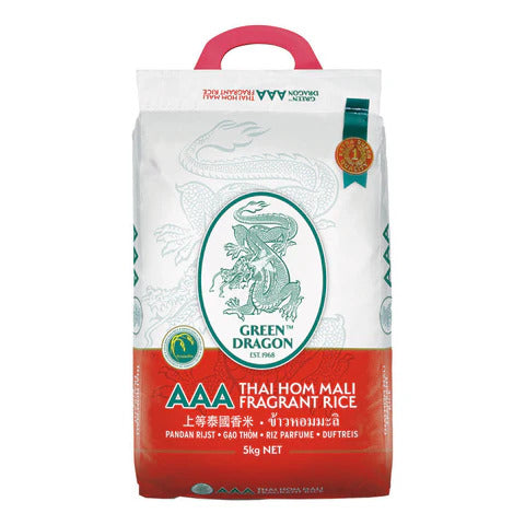 Green Dragon AAA Thai Mali Jasmine Rice 5kg