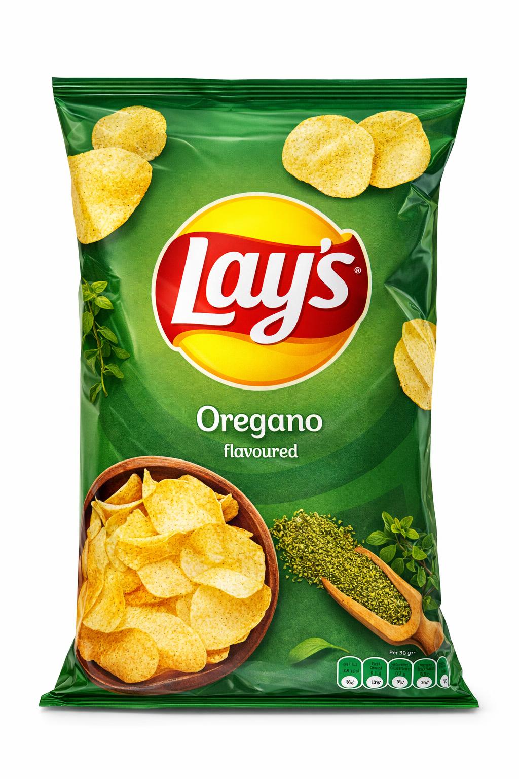 Lay's Oregano Flavoured Potato Chips 95g
