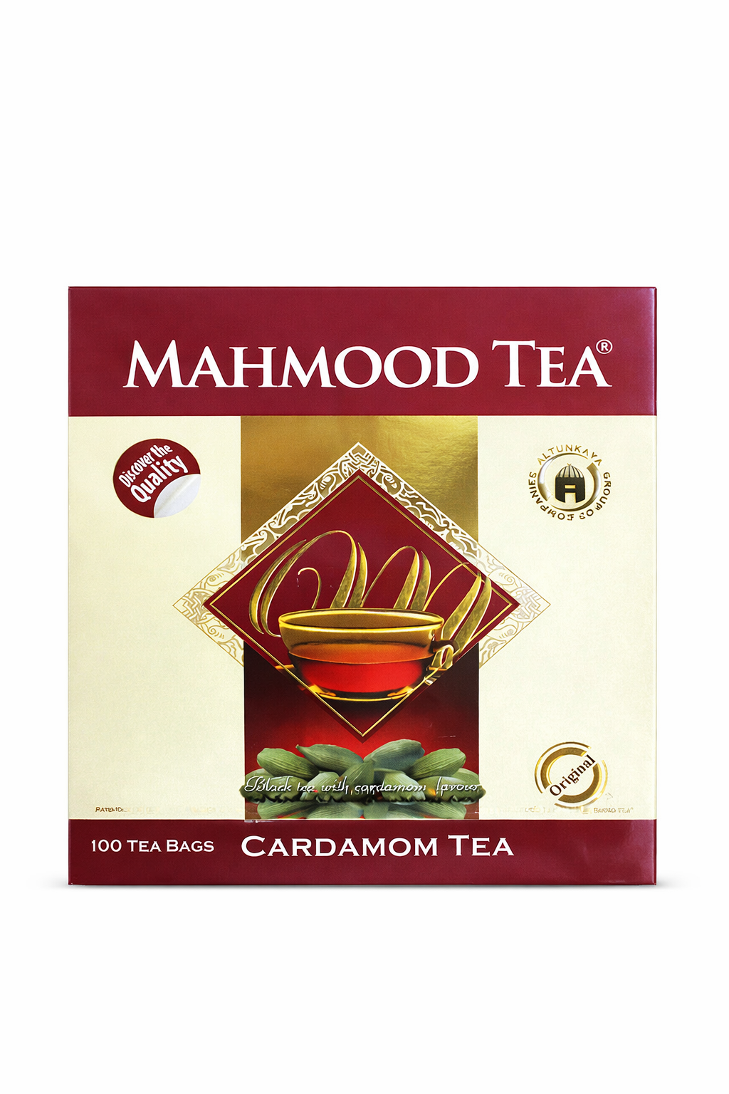 Mahmood Tea Cardamom Flavor 100 Tea Bags