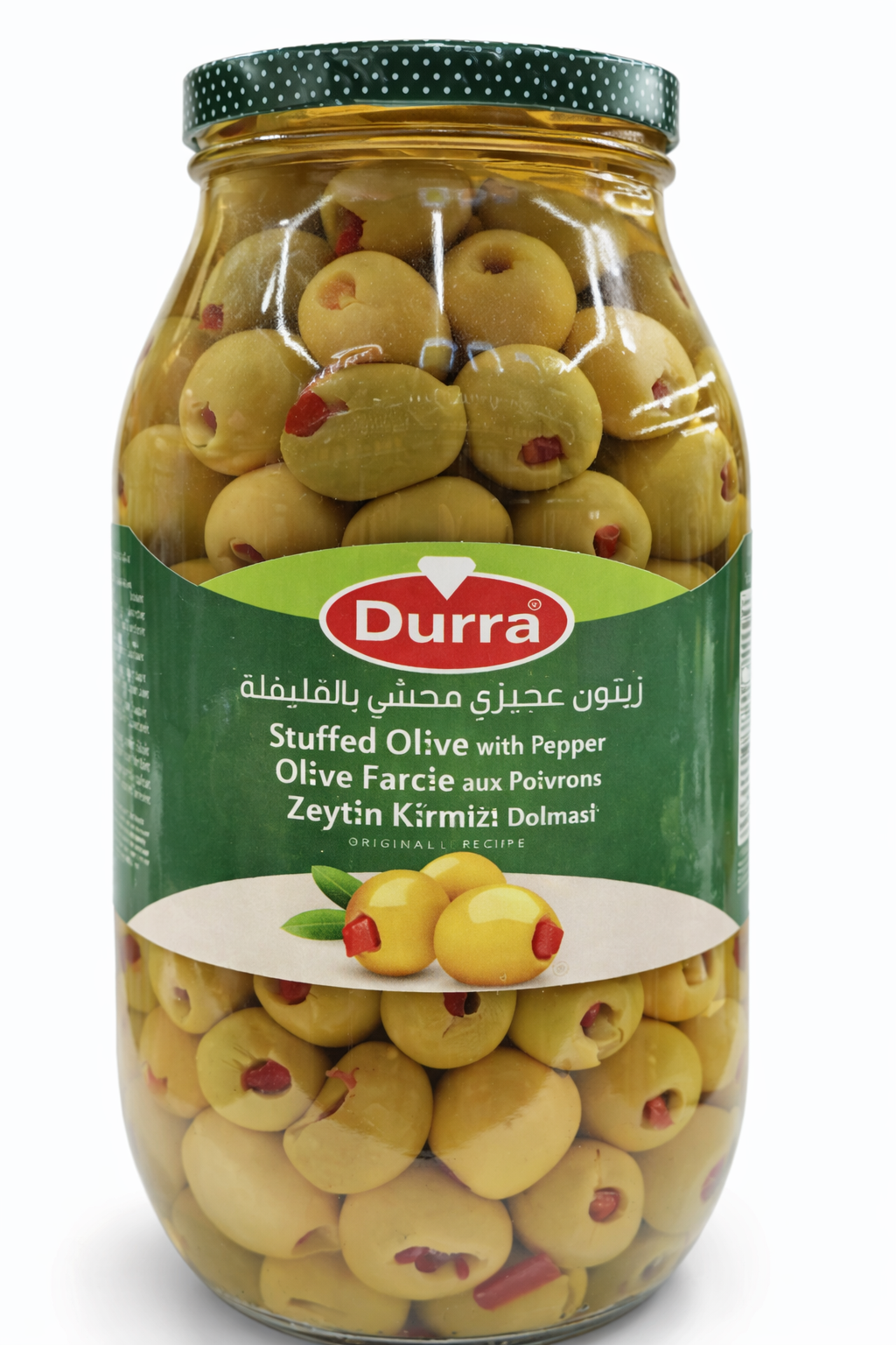 Durra Stuffed Olives with Pepper 2750g Jar