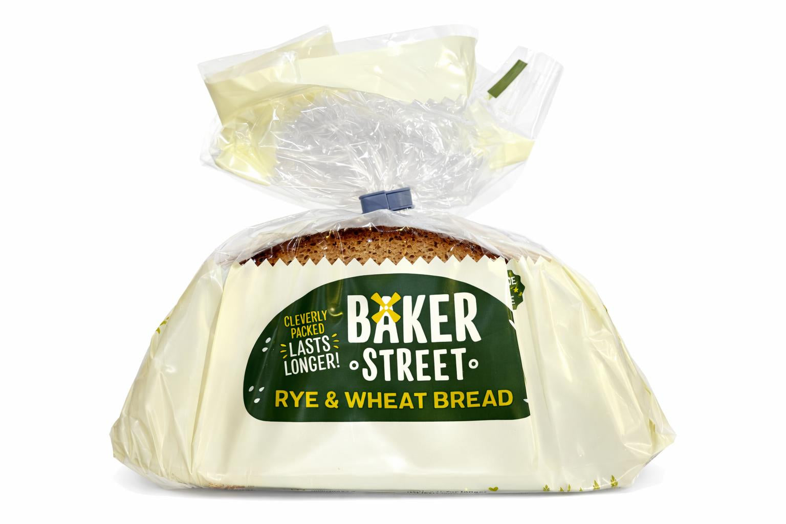 Baker St Rye & Wheat Bread Loaf 500g