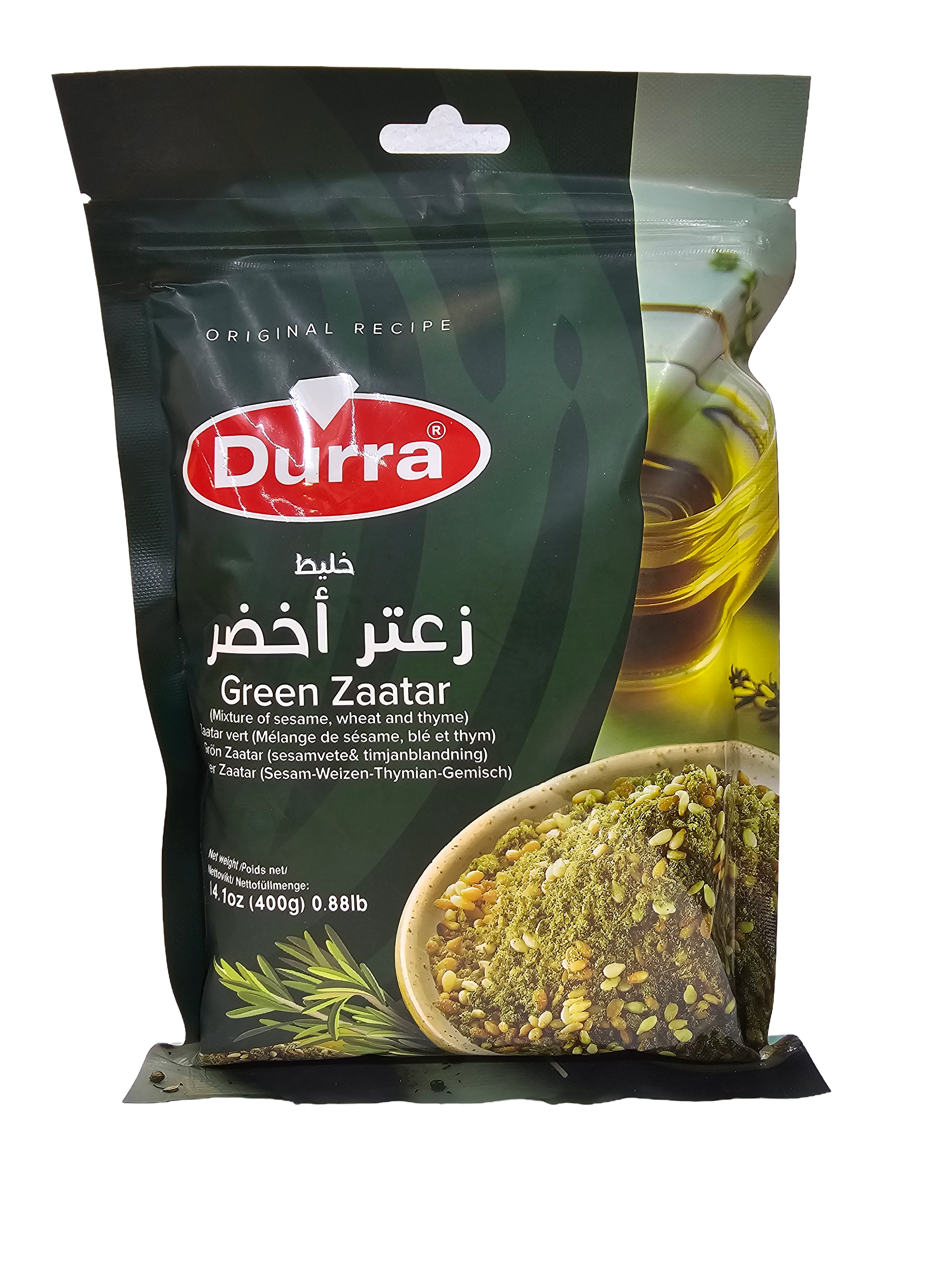 Durra Green Zaatar 400g – Premium Thyme Spice Blend