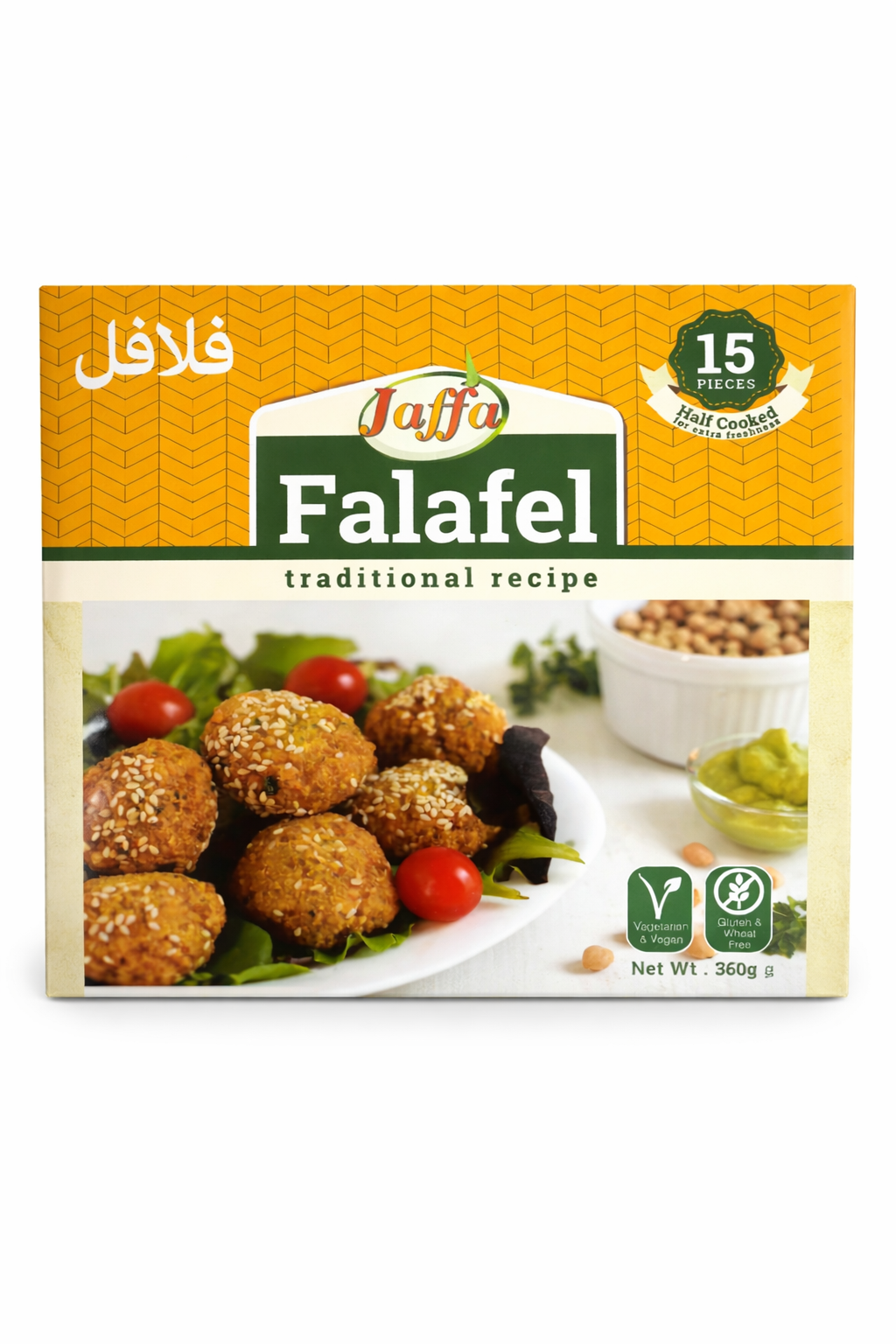 Jaffa Falafel 15pcs 250g – Authentic Middle Eastern Snack