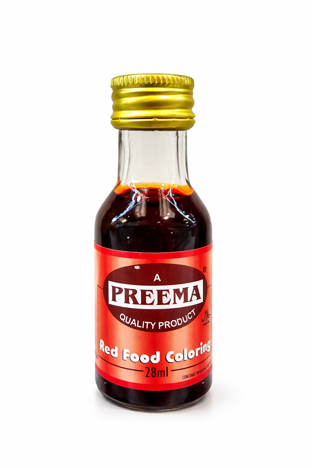 Preema Red Food Colour 28ml – Liquid Food Coloring