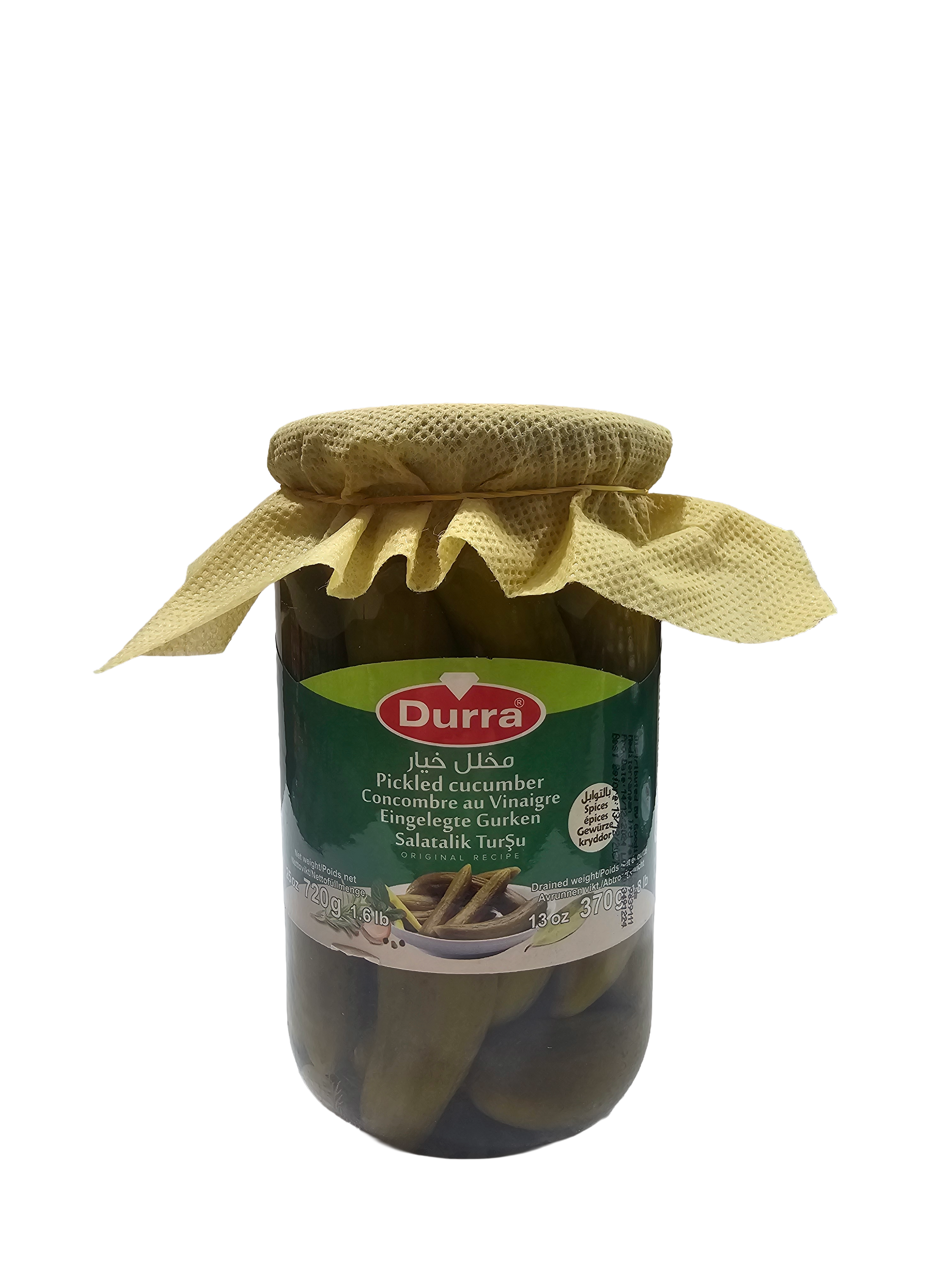 Durra Pickled Cucumber 25.4oz (720g) Jar