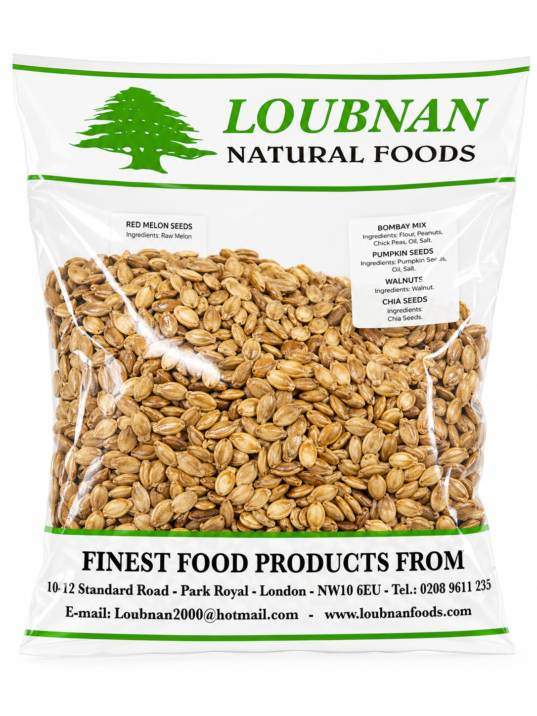 Loubnan Red Melon Seeds 700g Roasted Snack