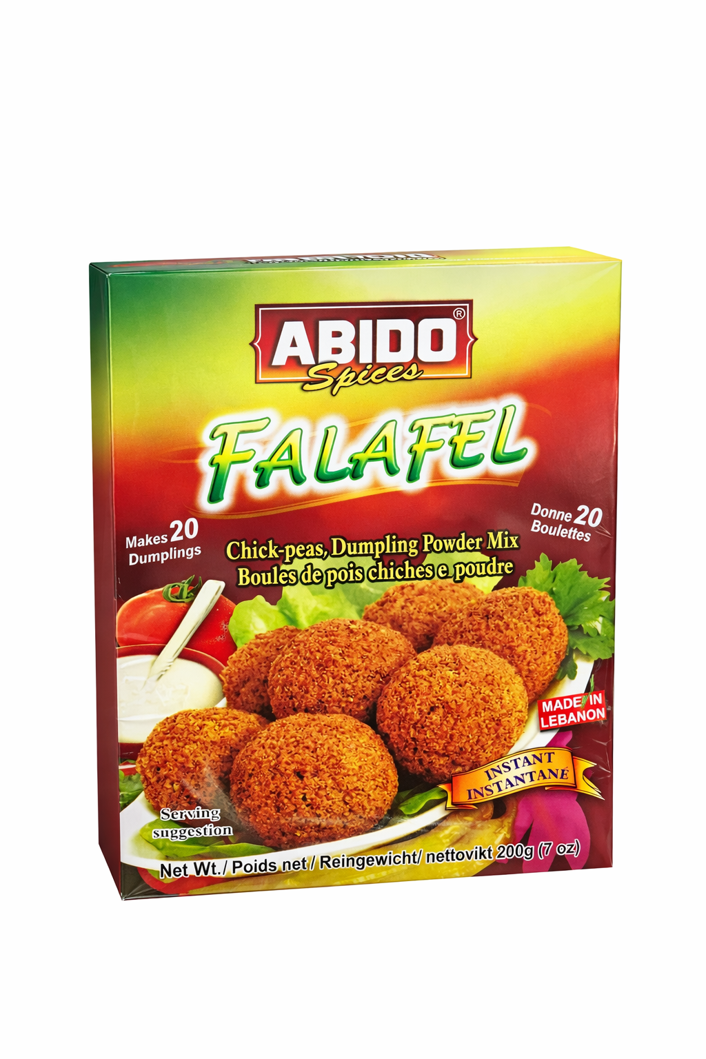 ABIDO Falafel Mix 200g Authentic Middle Eastern Recipe