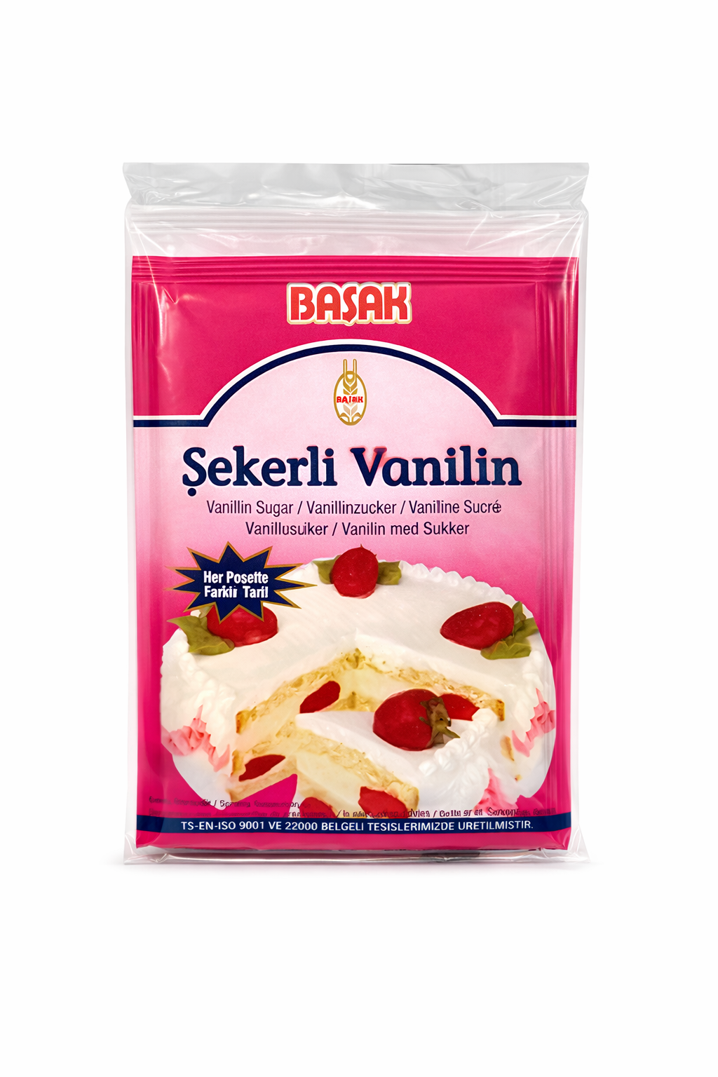 Basak Vanillin Sugar 5x5g Pack Baking Ingredient