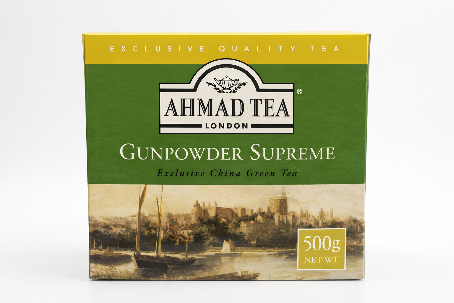 Ahmad Tea Gunpowder Supreme Loose Leaf Green Tea 500g