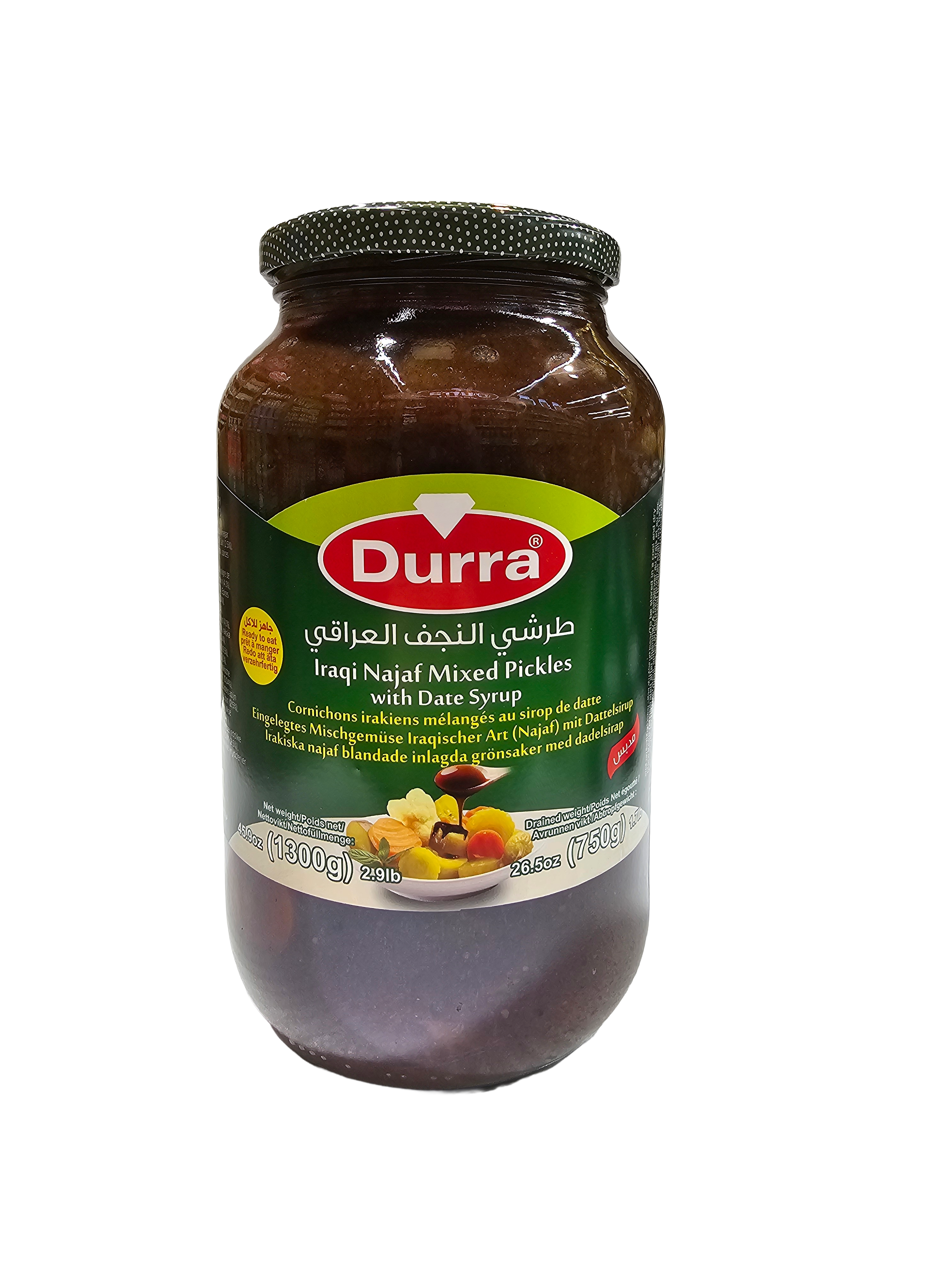 Durra Iraqi Najaf Mixed Pickles with Date Syrup 1300g Jar