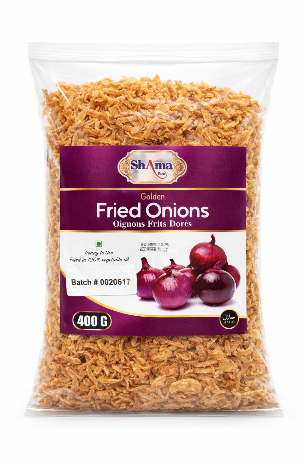 Shama Fried Onions 400g Crispy Topping for Cooking
