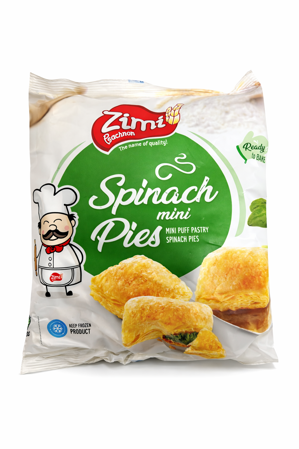 Zimi Mini Spinach Pies 500g Frozen Savory Pastries