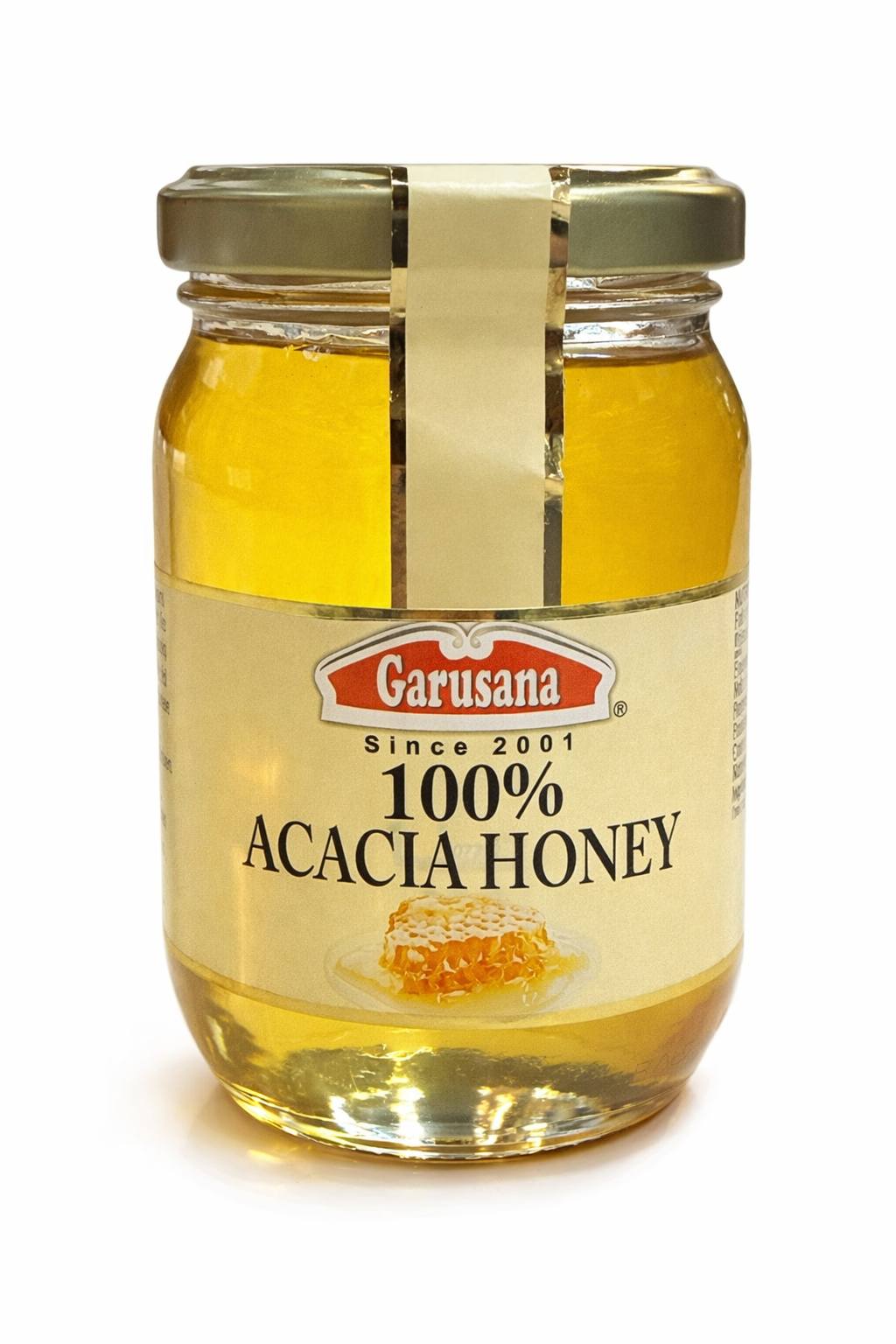 Garusana Acacia Honey 250g Pure Natural Honey Jar