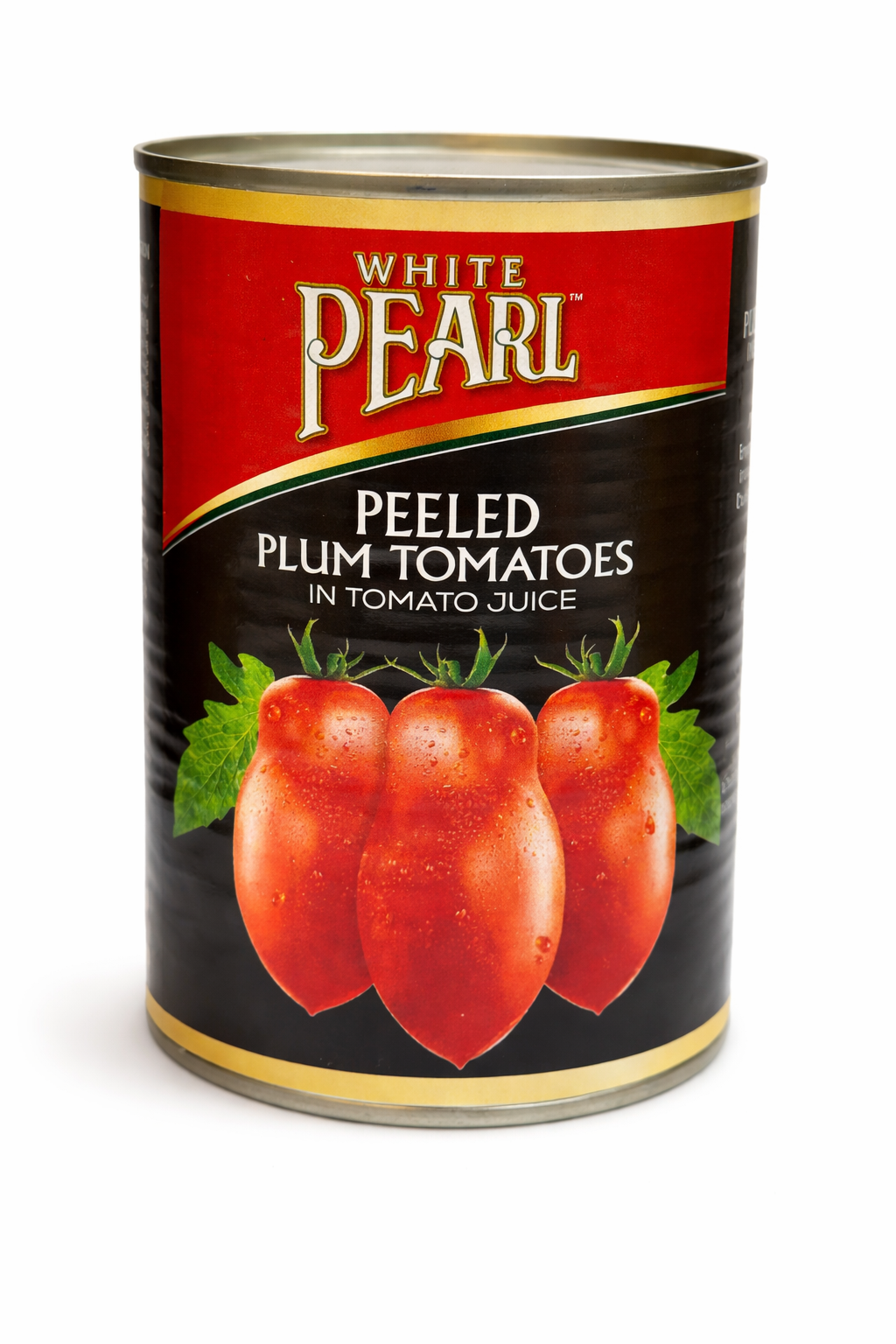 White Pearl Peeled Plum Tomatoes 400g Can