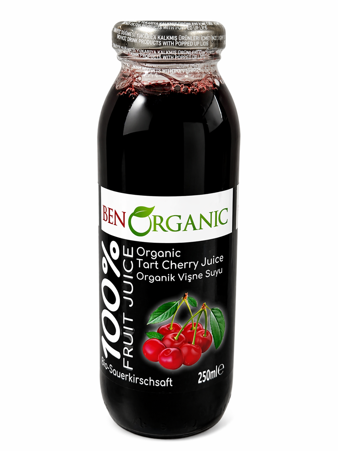 Ben Organic 100% Cherry Fruit Juice 250ml