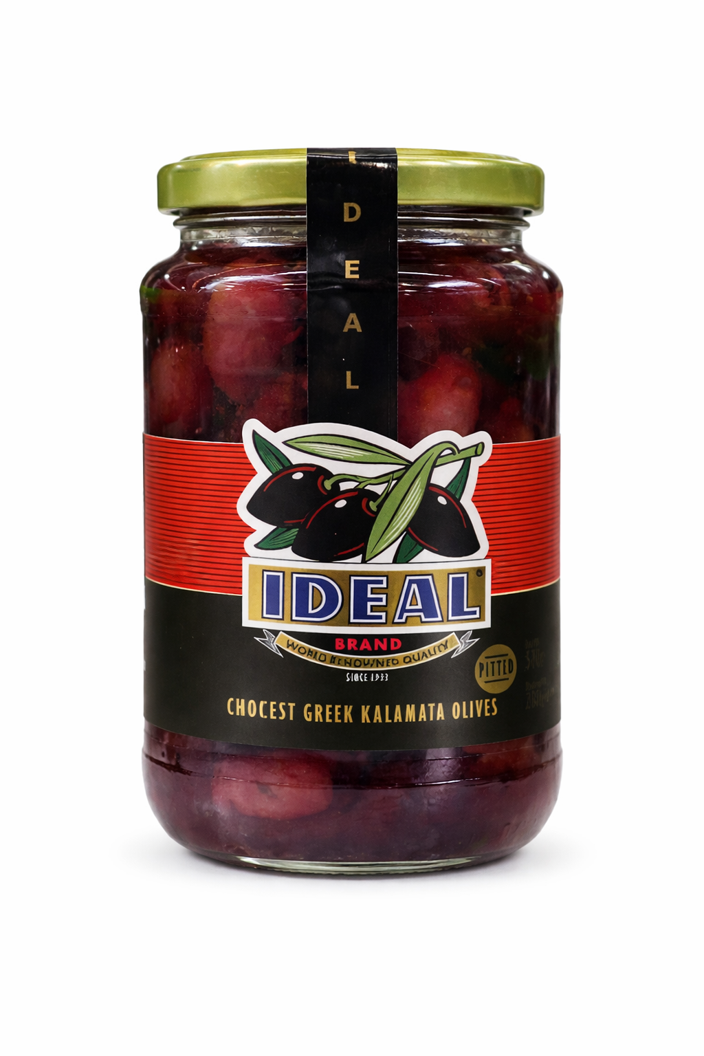 IDEAL Greek Kalamata Olives 570g Jar