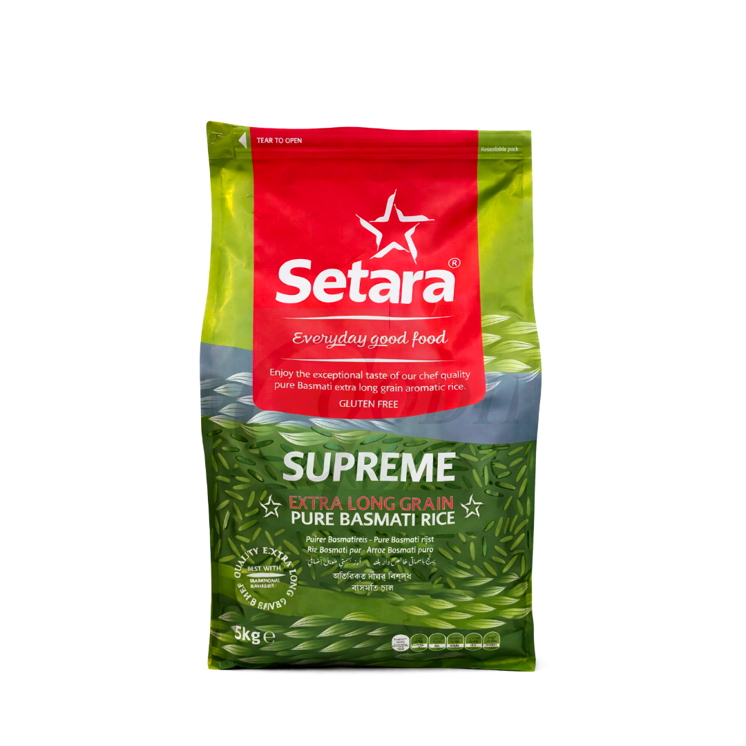 Setara Extra Long Grain Basmati Rice 5kg
