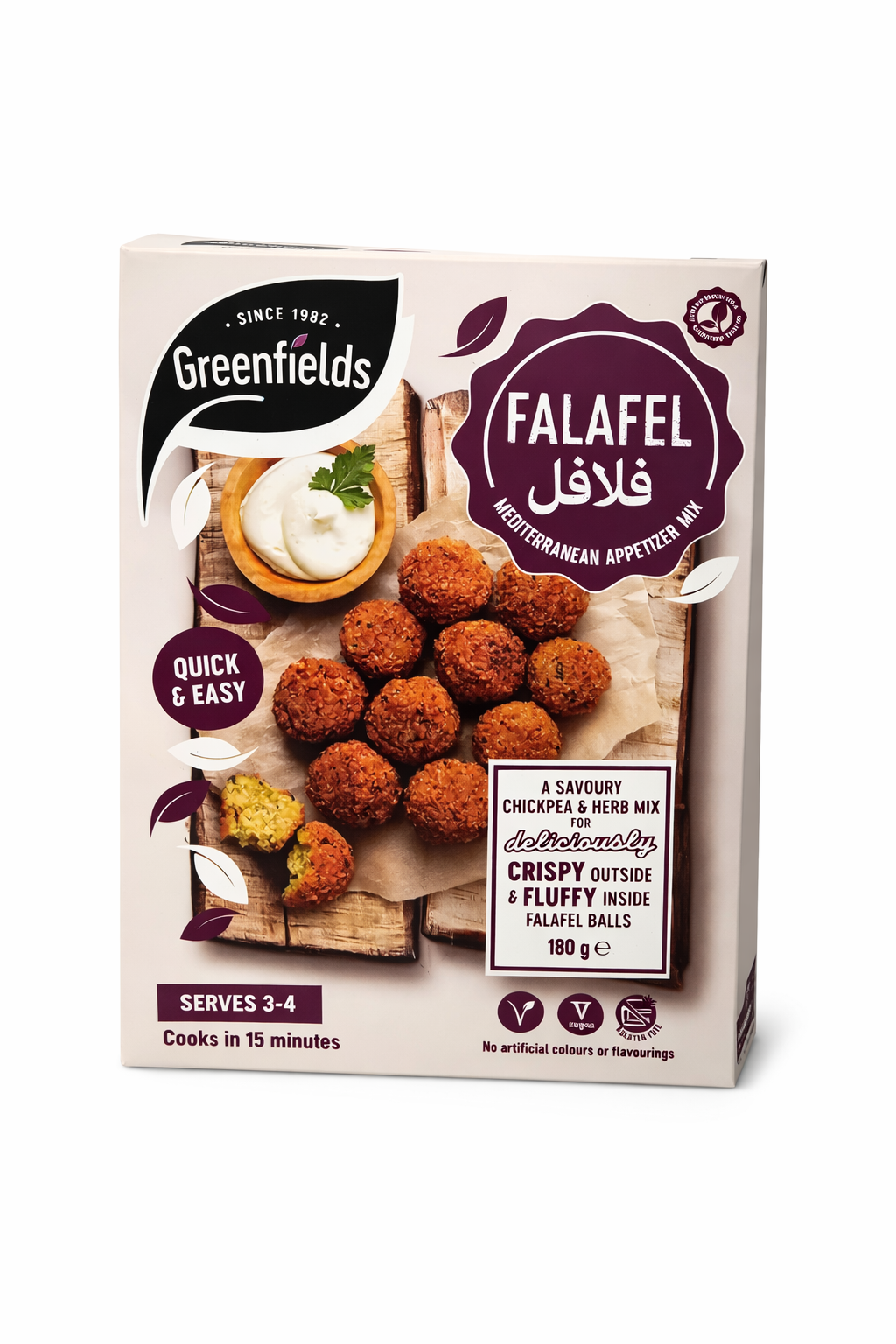 Greenfields Falafel 180g – Authentic Chickpea Patties