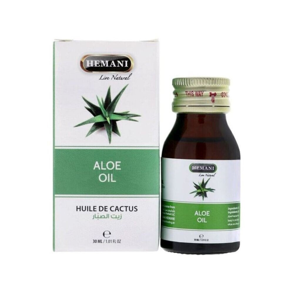 Hemani Aloe Oil 30ml Natural Skin & Hair Care