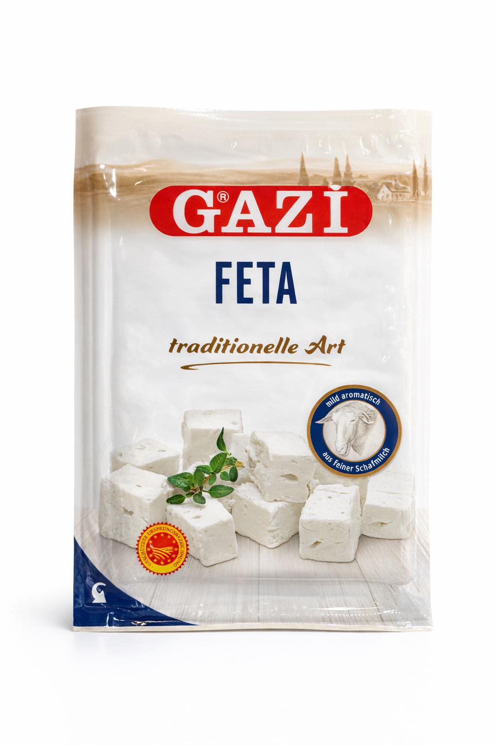 Gazi Vacuum Feta Cheese 150g – Authentic Greek Cheese