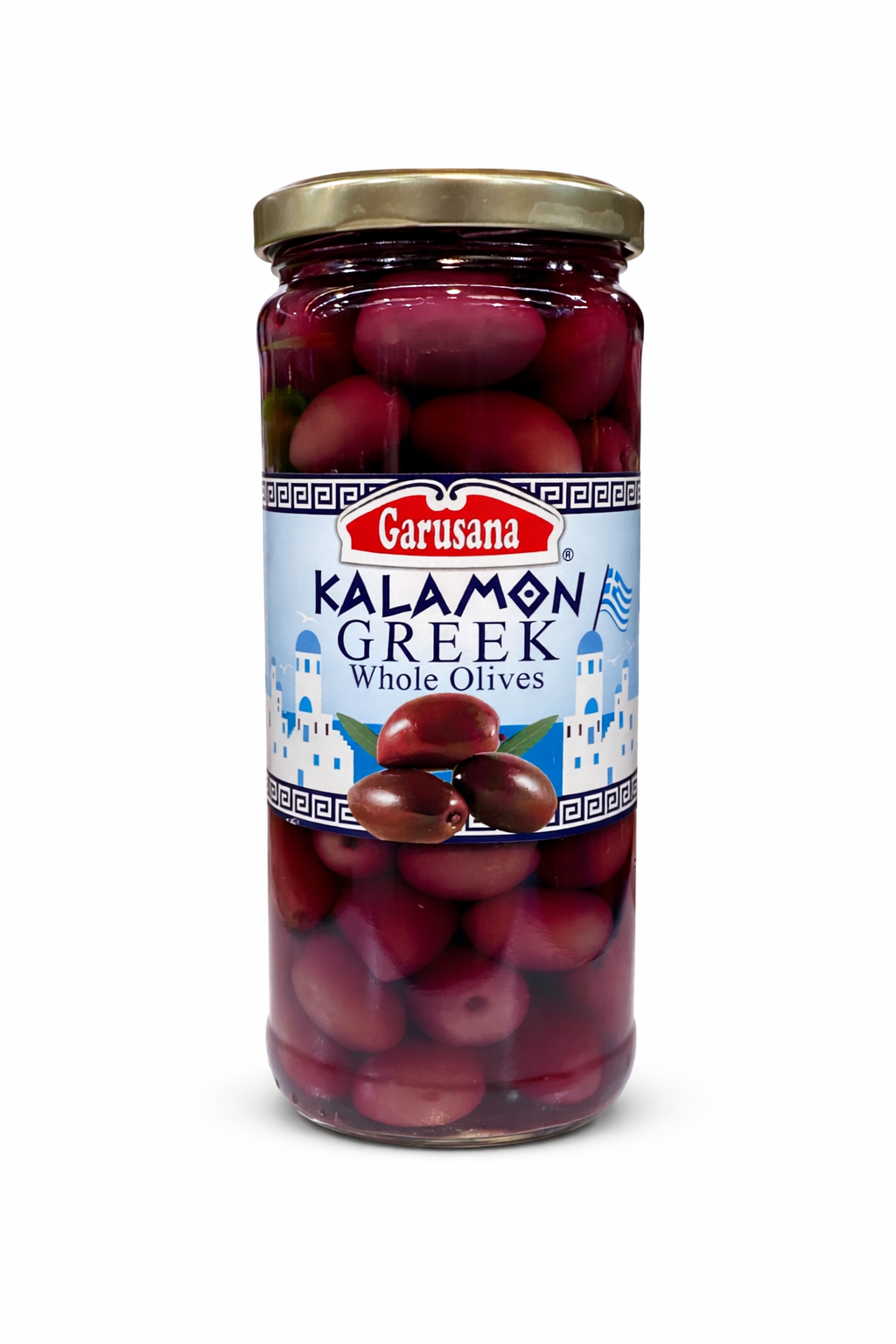 Garusana Greek Whole Olives 430g Jar
