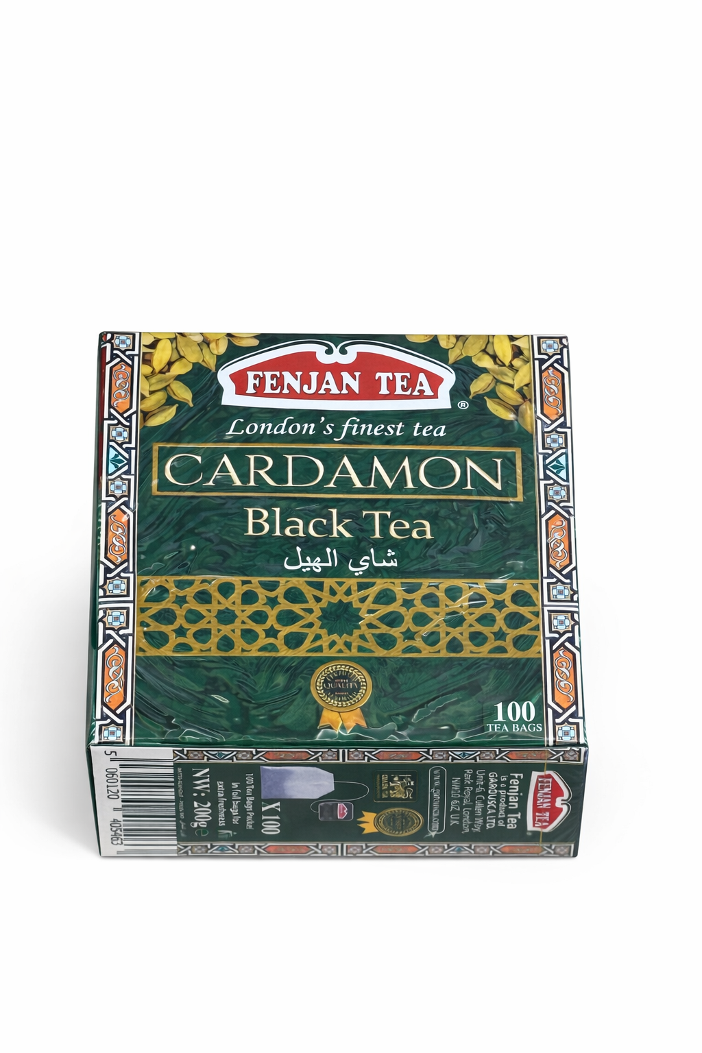 Fenjan Cardamom Black Tea 100 Tea Bags
