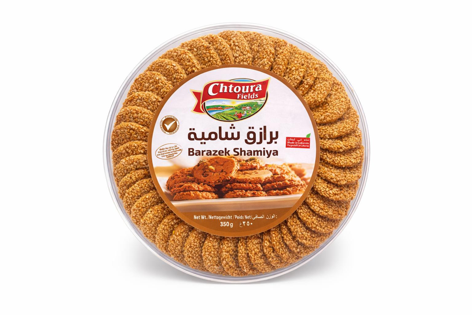 Chtoura Barazek Shamiya 350g Syrian Sesame Cookies