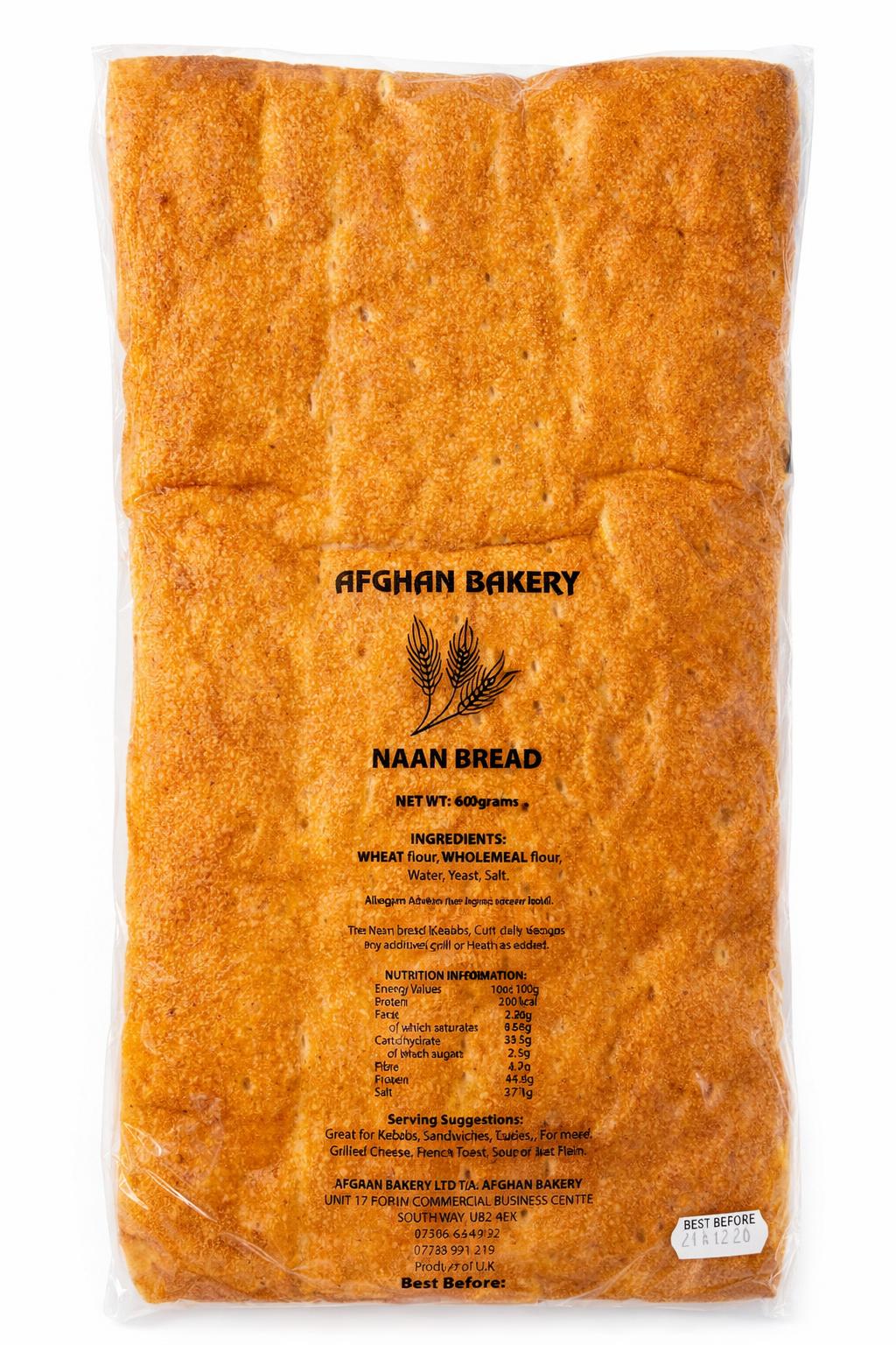 Afghan Bakery Naan Bread 400g Authentic Flatbread