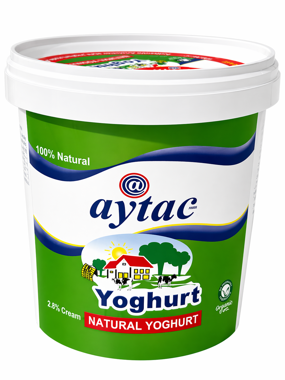 Aytac Natural Yoghurt 1Kg – Fresh Plain Yogurt Tub