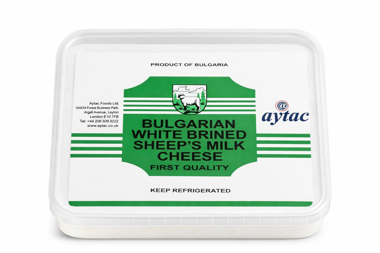 Aytac Bulgarian Sheep Cheese 900g – Authentic Brined Cheese