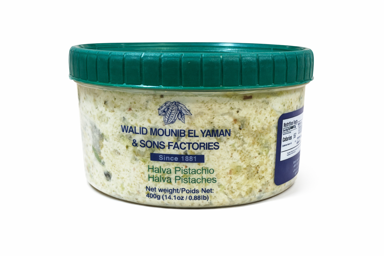 Walid El Yaman Halawa with Pistachio 400g Dessert Spread