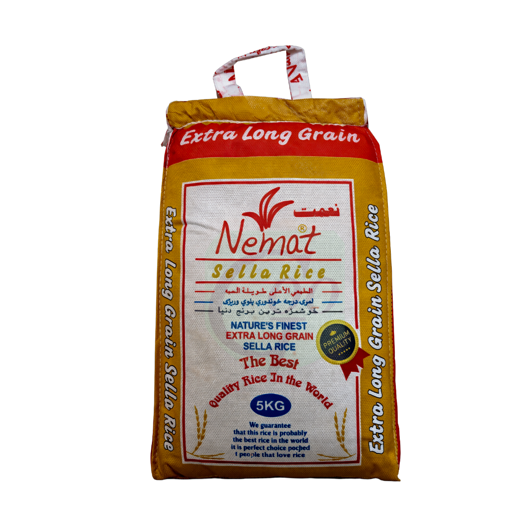 Nemat Sella Basmati Rice 5kg Premium Quality