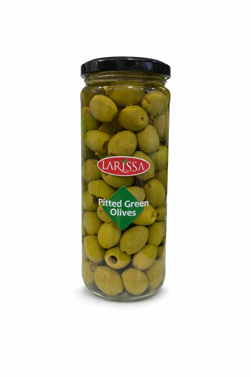 LARSSA Pitted Green Olives 430g Jar