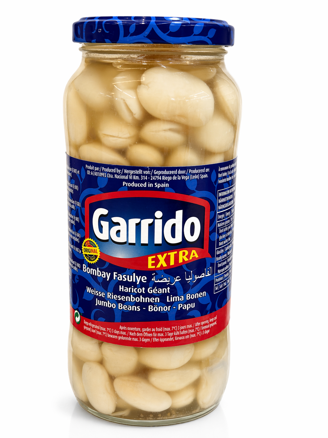 Garrido Extra Bombay Fasulye Beans 570g
