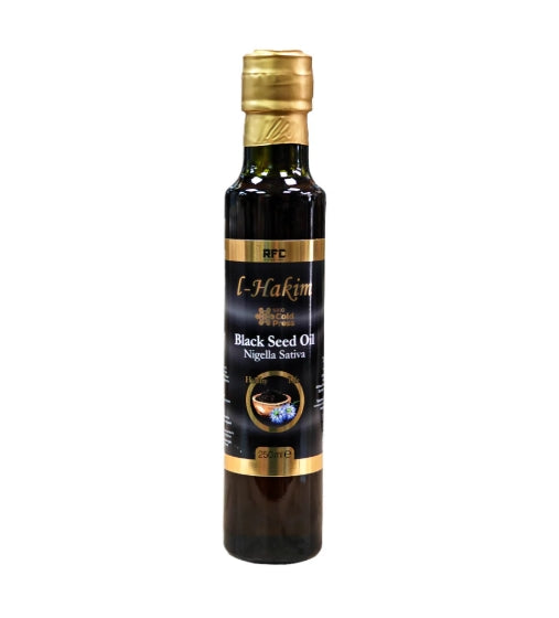 L Hakim Black Seed Oil 250ml Cold Pressed Natural Supplement