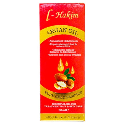 L Hakim Argan Oil 50ml – Pure Moroccan Hair & Skin Treatment