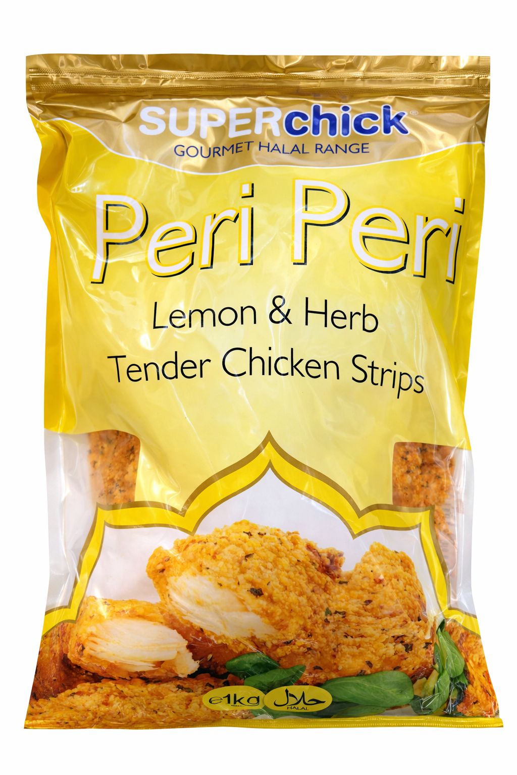 Superchick Peri Peri Lemon & Herb Chicken Strips 1kg