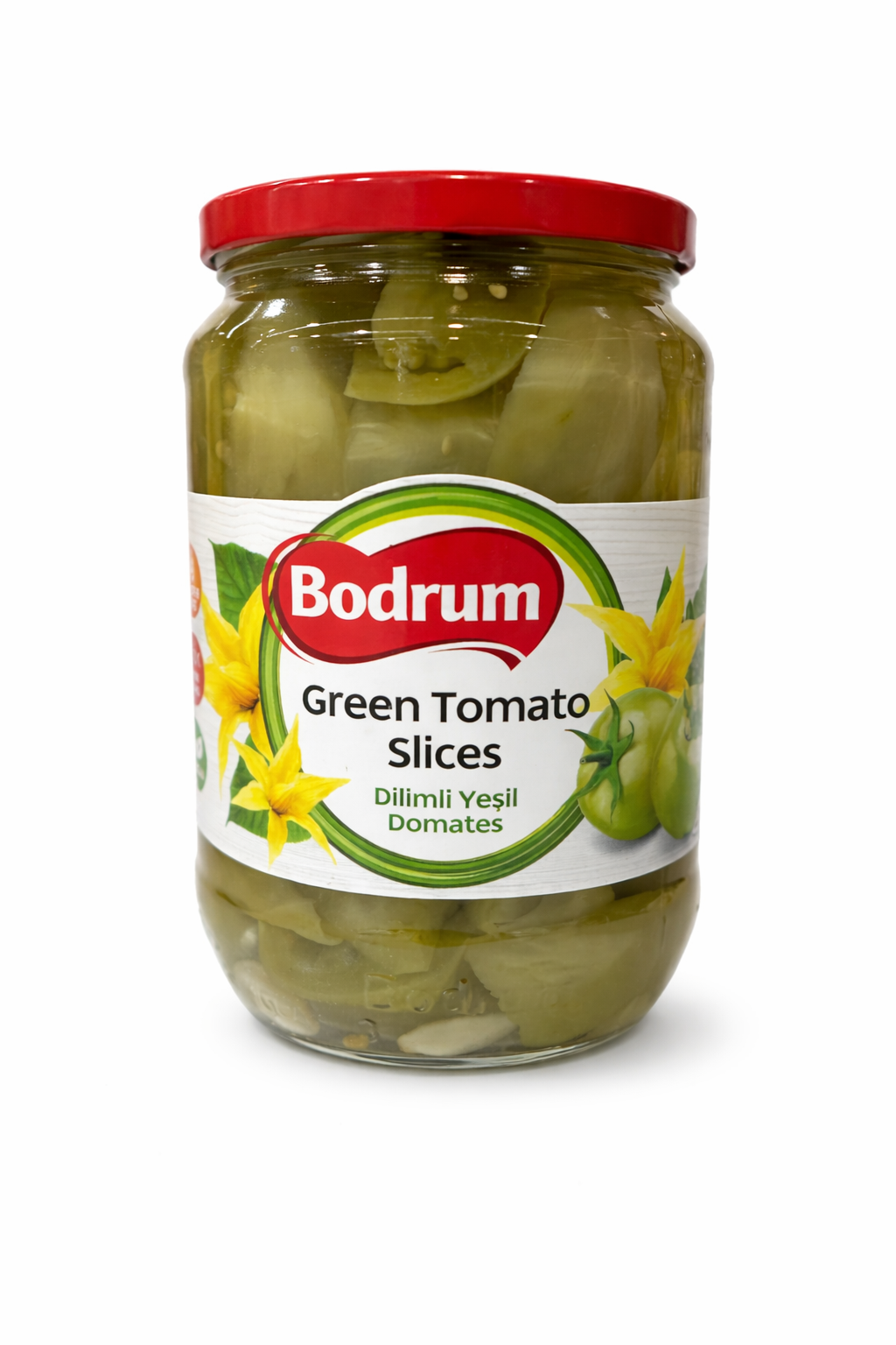Bodrum Green Tomato Slices 670g Jar
