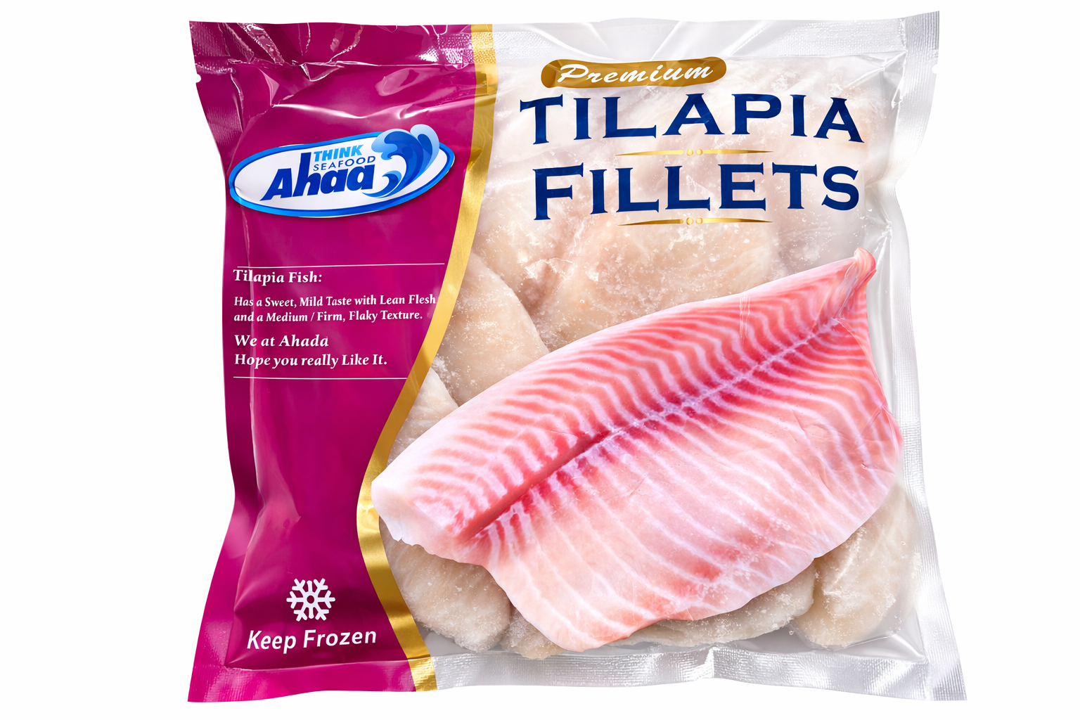 Ahaa Tilapia Fillets 1kg – Fresh Frozen Fish