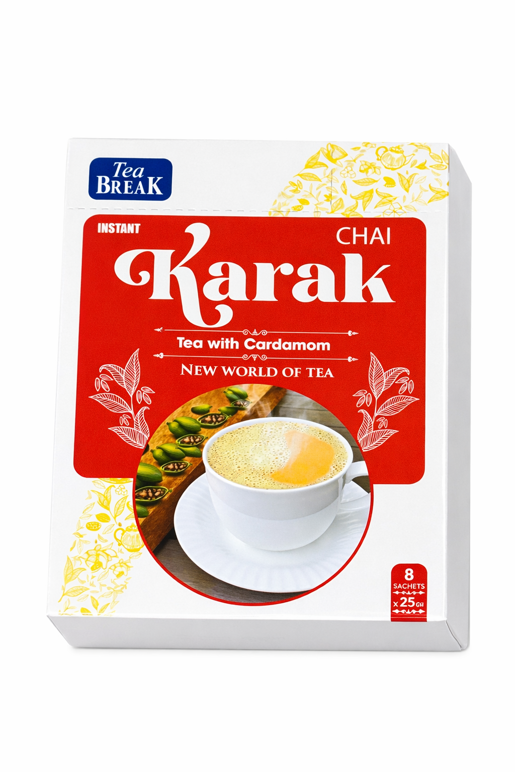 Tea Break Chai Karak with Cardamom 8 Sachets