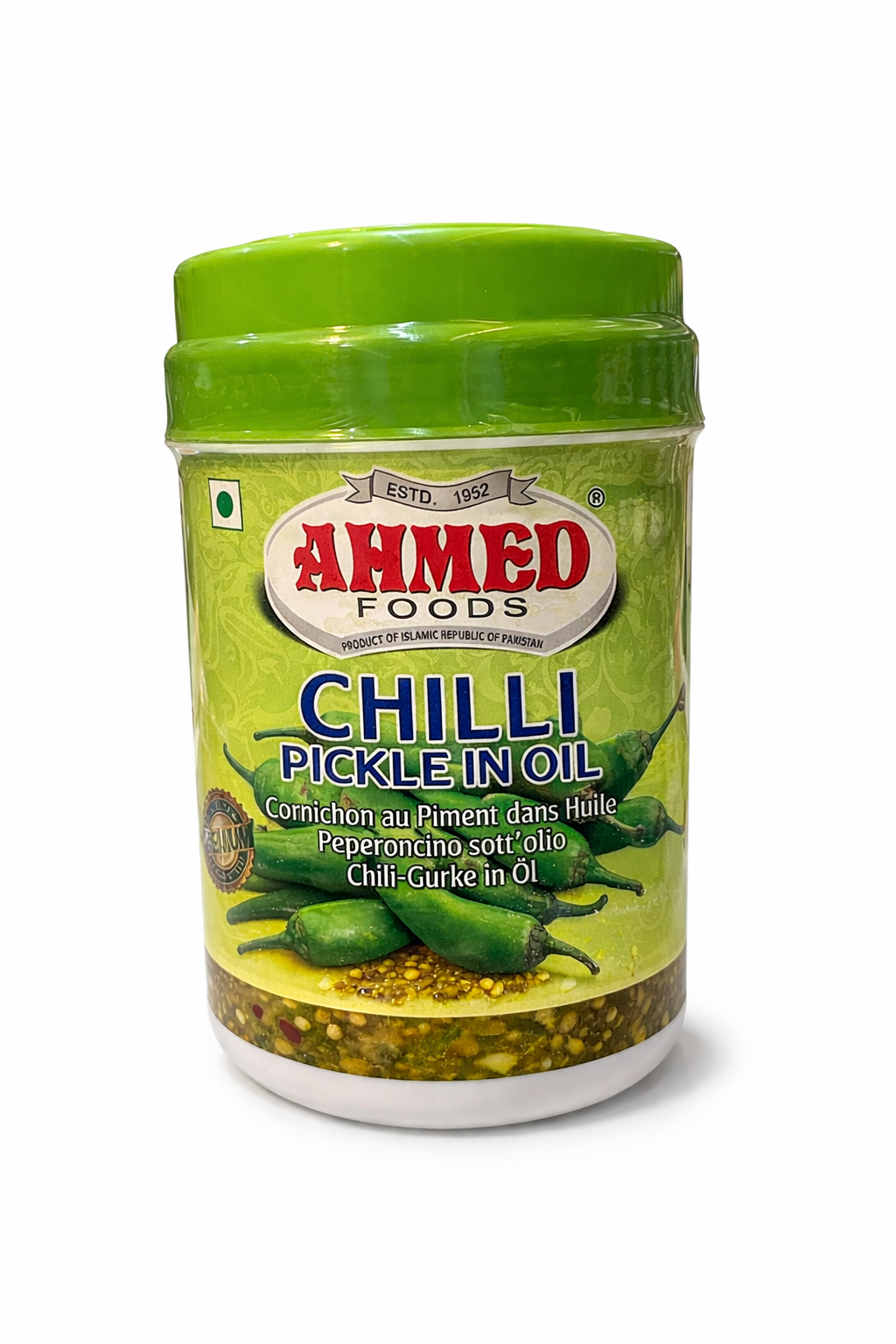 Ahmed Chilli Pickle in Oil 1000g – Spicy Indian Condiment