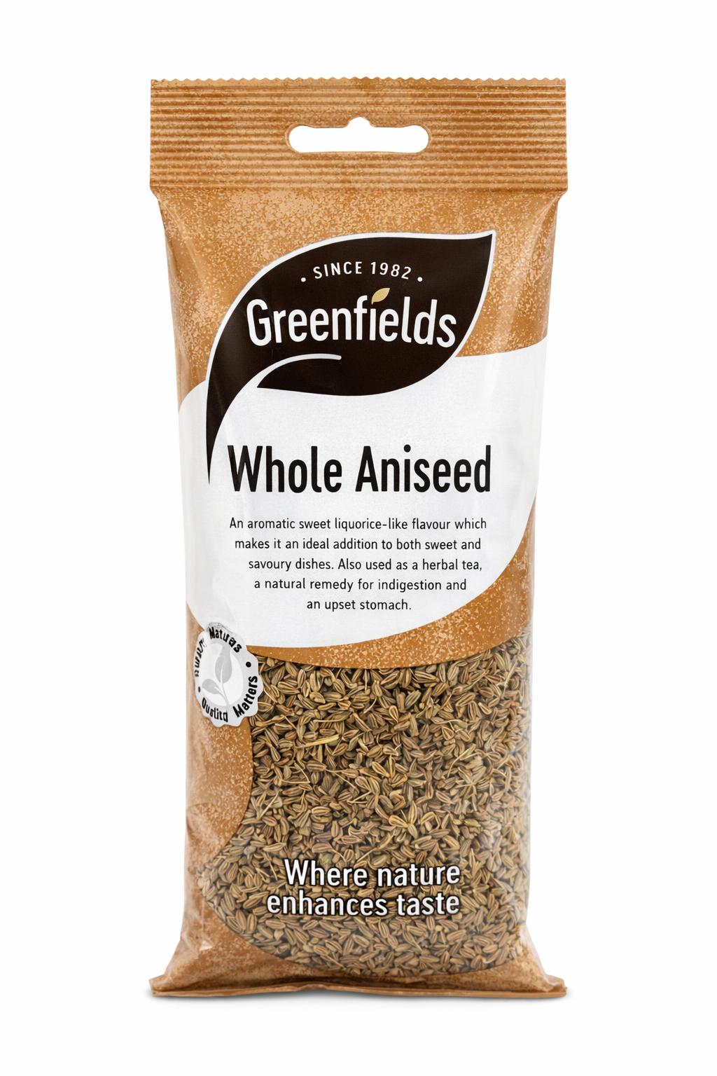 Greenfield Whole Aniseed 75g – Premium Spice for Cooking