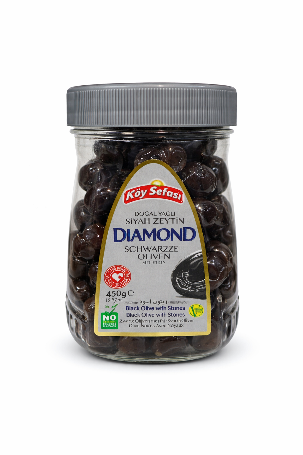 KOY SEFASI Black Olives with Stone 450g